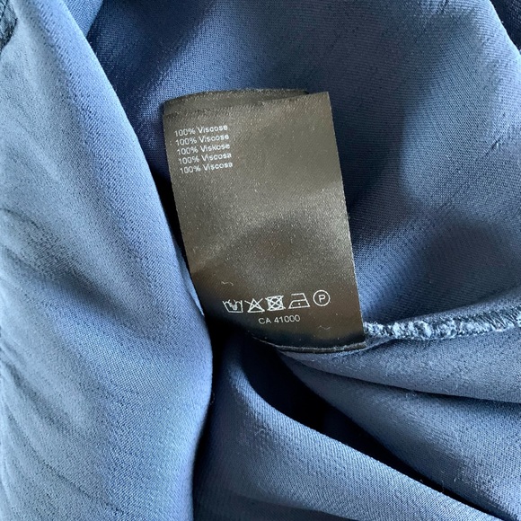 Just Female silky feeling blue top size XS - Picture 10 of 10